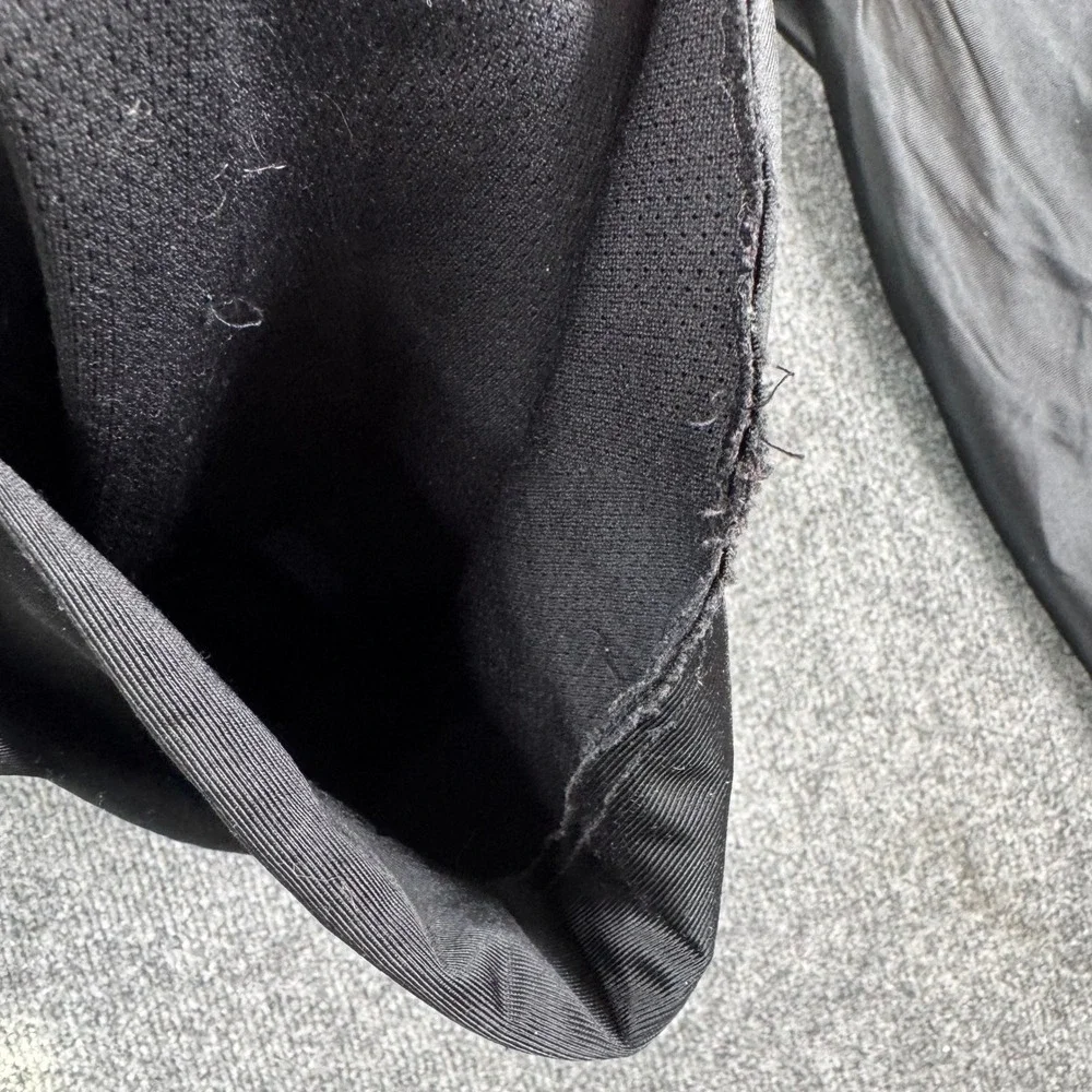 Nike Pants Mens Size L Black Striped Athletic Track Relaxed Fit Rips Wear